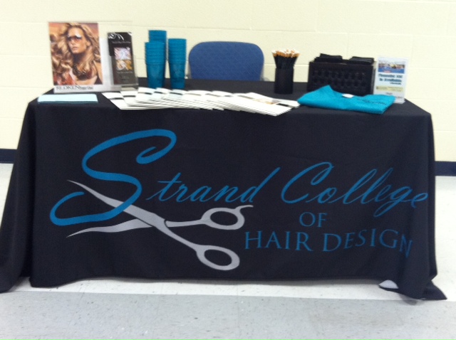 Strand College of Hair Design booth design
