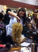 Strand College of Hair Design Students learn hairdressing